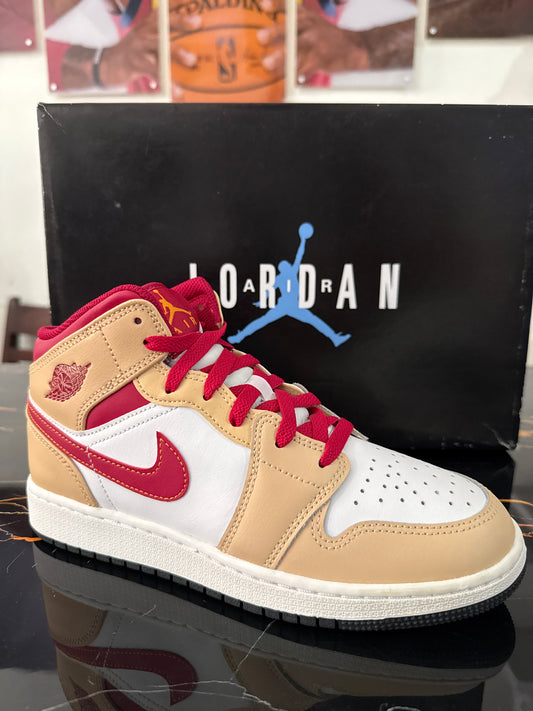 Nike Air Jordan 1 Mid Lt Smoke Grey Niño | Jordan Kids Costa Rica